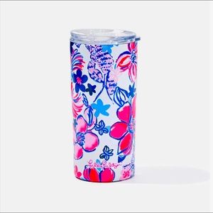 Lilly Pulitzer Party Like a Lobster Slim Tumbler NWT